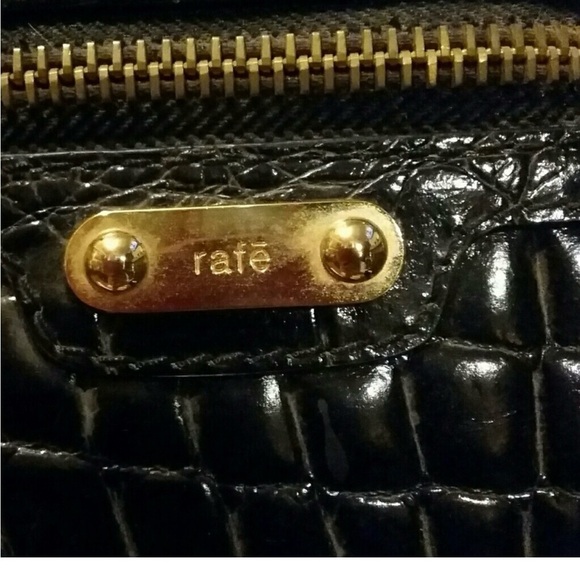 RAFE Black Crocodile-Embossed Leather Tote Bag - Picture 11 of 15